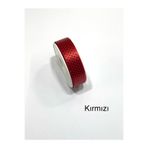karan tuhafiye Puantiye Kurdele / 2 cm (20 mm) / 10 Metre, kırmızı