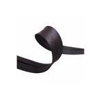 karan tuhafiye Saten Biye 2 Cm/Saten Verev Biye / 25 Metre, 24 siyah