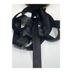 Karan Tuhafiye Saten Biye / 3 cm Saten Biye / 25 Metre - Siyah