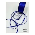 karan tuhafiye Saten Kurdele / 5 mm / 1 top (90-100 metre), saksmavi