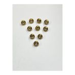 karan tuhafiye Taşlı Bluz Düğmesi/Metal Bluz Düğmesi Gold / 10 Adet /2887/ Model 4