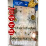 karanca parti süs Papatyalı Plastik Masa Örtüsü Kullan At Doğum Günü Parti Masa Süslemesi İçin