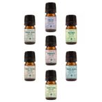Karanfil, Sandal Ağacı, Vetiver, Paçuli, Tarçın, Ylang Ylang Ve Sedir Ağacı Uçucu Yağı Seti - %100 Saf (2,5 Ml X 6)