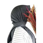 Karanfilden Pamuk Şal, Pamuklu Kadın Şal, Koyu Gri, Rahat Kullanım