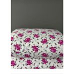 Karani Home 2 Adet Fermuarlı Yastık Kılıfı - 50 × 70 cm - Beyaz - Pembe