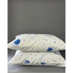 Karani Home 2 Adet Fermuarlı Yastık Kılıfı - 50 × 70 cm - Beyaz