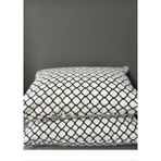 Karani Home 2 Adet Fermuarlı Yastık Kılıfı - 50 × 70 cm - Siyah - Beyaz