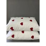 Karani Home 2 Adet Fermuarlı Yastık Kılıfı - Beyaz - 50X70