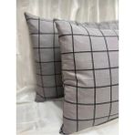 Karani Home Fermuarlı Yastık Kılıfı 2 Adet - 50 × 70 cm - Gri