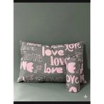 Karani Home Love 2 Adet Fermuarlı Yastık KILIFI(50X70) - 50 × 70 cm - Pembe
