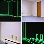 Karanlikta Isik Veren Yansiyan 1.2 Metre Fosforlu Yesil Serit Bant