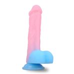 Karanlıkta Parlayan Dildo Ultra Yumuşak Realistik Yapay Penis 22 CM Gizli Kargo