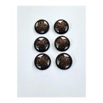 karantuhafiye Kaban Manto Düğmesi / Metal Düğme / Antik Bakır / 2,7 Cm / 6 Lı Set/ MDE157