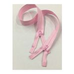 karantuhafiye Mont Fermuarı Çift Yön 60 Cm Pembe Kemik Diş 1123