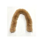 karantuhafiye Yumoş Peluş Kapşon Kürkü / Koyu Devetüy / 70 cm