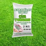 Karaoğlan Tarım 7 Günde Çimlenen 7'li Karışım Basmaya ve Soğuklara Dayanıklı Çim Tohumu 2 kg - 1 Paket