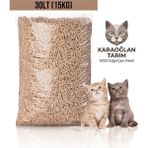Karaoğlan Tarım Kedi Kumu Doğal Çam Pelet 30 lt 15 kg