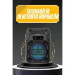 Karaoke Mikrofonlu Fm Radyolu Bluetooth Hoparlör Yüksek Ses Kaliteli P73534s7427