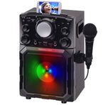 Karaoke USA Taşınabilir MP3 Karaoke Çalar, Bluetooth, PA ve Dahili Pilli (GQ410), Siyah