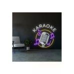 Karaoke Yazılı Ve Şekilli Neon Tabela