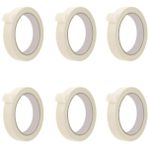 Karapolat 6 Adet Maskeleme Bandı Boya Bandı 18MM x 20 Metre Kağıt Bant