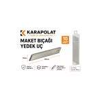 Karapolat Maket Bıçağı Falçata Yedek Ucu 0,5X18 Mm 10 Adet