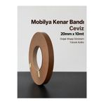 KarapolatYapı Mobilya Kenar Bandı Ceviz 20mmx10mt Ütü Bandı
