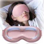 Karartma 3D Kontur Uyku Maskesi-Pembe