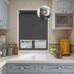 Karartma Stor Perde 30 x 50 cm Isı Yalıtımlı Gizlilik Koruması Kolay Kurulum Çatı Penceresi için Ölçüye Göre Yapılmıştır Bej Renk