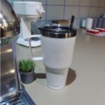 Karasu Paslanmaz Çelik 900 ml Termos - Beyaz