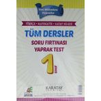 Karatay 1.Sınıf Tüm Dersler Soru Fırtınası Yaprak Test - Kolektif