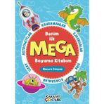 Karatay Çocuk Yayınları Mega Boyama Kitabım - Macera Dünyası