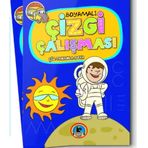 Karatay Yayınları 4e Boyama Kitabı Kalın Çizgi Çalışması-1 128 Sayfa