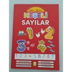 Karatay Yayınları 4e Boyama Kitabı Kalın Neşeli Sayılar Eğitici-Ögretici- Boyama Çalışma Kitabi