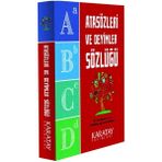 Karatay Yayınları 4E Büyük Atasözleri Ve Deyimler Sözlüğü Karton Kapak Karatay Yayınevi 153-08-2665 - Yok