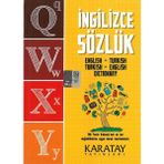 Karatay Yayınları 4E İngilizce Sözlük Büyük Karton Kapak Karatay Yayınevi 153-08-2621