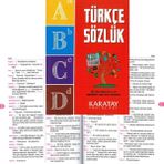 Karatay Yayınları 4E Karatay Türkçe Sözlük Büyük Boy 2016