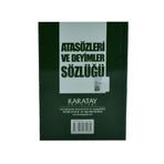 Karatay Yayınları Atasözleri Deyimler Sözlüğü Karton Kapaklı