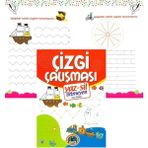 Karatay Yayınları Defter Yaz-Sil Çizgi Çalışması Karatay Yayınevi + Kalem