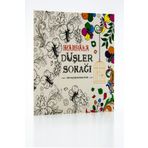Karatay Yayınları Mandala Düşler Sokağı Boyama Kitabı Yetişkin Boya Defteri, 23x24 cm Büyük Boy, 72 Sayfa