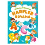 Karatay Yayınları Minik Eller Boyuyor Harfler Boyama Kitabı Örnek Resimli