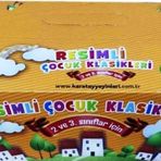 Karatay Yayınları Resimli Çocuk Klasikleri Serisi 25 li Set 2. 3. 4. Sınıf