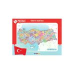 Karatay Yayınları SDKT-8681176320905 Blue Focus Türkiye Haritası Frame Puzzle Boy 72 Parça