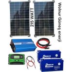 Karavan Bağ Evi Güneş Enerji Solar Paket Tv Buzdolabı Aydinlatma