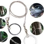 Karavanda ,Kampda Taşınabilir Mini Zincir Cep Testeresi Dişli Tel Ahşap Plastik Metal Kesici