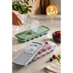 KaraWent Home 2’li Şeffaf Kapaklı 12 Bölmeli Silikon Buzluk Kalıbı Seti Kolay Çıkarılabilir Pratik Buz Küpü Kabı KRW-23