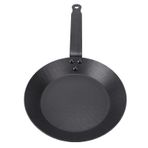 Karbon çeliğinde Kızartma Kızartma üreticisi, çok amaçlı Taşınabilir Portatif Anti-bâton Omlet Soba, Gaz Indüksiyon sobası Için Kolayca Temizlenmesi (Küçük 9x9x11cm/ 3.54x3.54x4.33in)