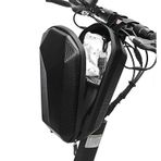 Karbon Desenli Bisiklet Ve Elektrikli Scooter Çantası - 4 Litre - Su Geçirmez Siyah Karbon
