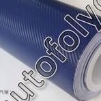 Karbon Folyo Mavi Kendinden Yapışkanlı 127 CM X 1 METRE