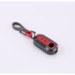 Karbon Kırmızısı Fiat ve Punto Bravo Anahtar Kabuk Koruyucu Aksesuarlar Için Parlak Karbon Abs Anahtarlık Kılıfı Cover (Yurt Dışından) - 1
